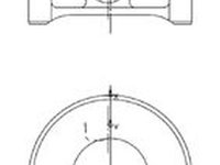 Piston AUDI A6 4B2 C5 KOLBENSCHMIDT 99949620