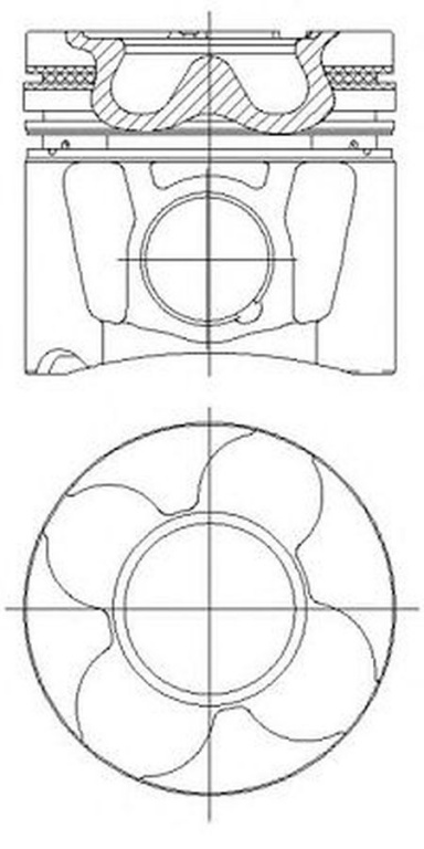 Piston AUDI A6 Avant 4B5 C5 NÜRAL 8710300030
