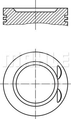 Piston AUDI A6 C6 (4F2) MAHLE 033 21 00