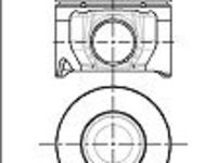 Piston AUDI A8 (4E_) (2002 - 2010) NÜRAL 87-434300-00