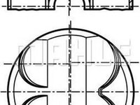 Piston BMW 3 Cabriolet E46 MAHLE ORIGINAL 081PI00101002