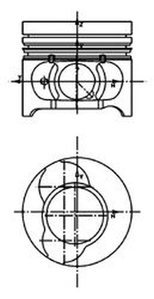 Piston DACIA LOGAN MCV KS KOLBENSCHMIDT 40465610