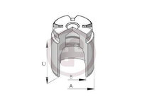 Piston, etrier frana Nissan ALMERA Mk II (N16) 2000-2016 #2 150523C