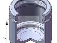 Piston, etrier frana PEUGEOT 307 (3A/C) (2000 - 2016) ERT 150566-C piesa NOUA