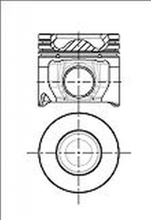Piston FORD C-MAX II DXA CB7 DXA CEU NÜRAL 8743360700