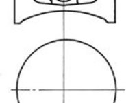 Piston FORD ESCORT Mk VII (GAL, AAL, ABL) (1995 - 2002) KOLBENSCHMIDT 94917610