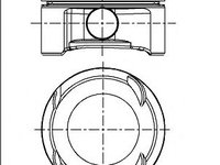 Piston FORD FIESTA Mk IV (JA_, JB_) (1995 - 2002) NÜRAL 87-141300-00