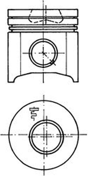 Piston IVECO DAILY III platou sasiu KOLBENSCHMIDT 94726630