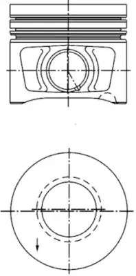 Piston Kolbenschmidt MITSUBISHI OUTLANDER II (CW_W
