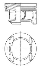 Piston Kolbenschmidt OPEL AMPERA (R12) 2011-2015 - 41007610