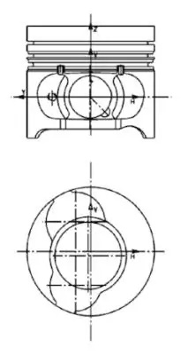 Piston Kolbenschmidt RENAULT LOGAN I combi (KS_) 2007-2012 - 40465600