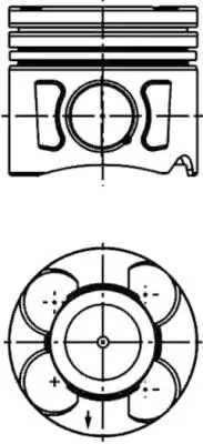 Piston Kolbenschmidt VAUXHALL COMBO Mk II (C) Autoutilitară/limuzină spațioasă (F25) 2004-2012 - 41289600
