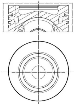 Piston MAHLE AUDI A4 B9 (8W2, 8WC) 2015-2020 - 028 PI 00154 000