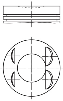Piston MAHLE DACIA LOGAN III (3K_) 2021-2025 - 021 PI 00127 000