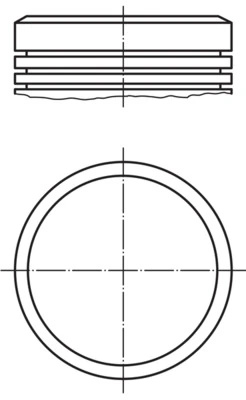Piston MAHLE PEUGEOT 206 hatchback (2A/C) 1998-201