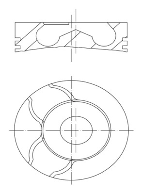 Piston MAHLE RENAULT LOGAN I (LS_) 2006-2015 - 022 01 02