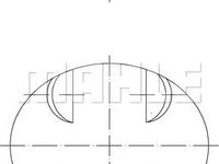 Piston MERCEDES-BENZ GL-CLASS (X164) MAHLE 005 24 00