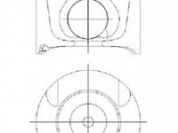 Piston MERCEDES-BENZ M-CLASS W164 NRAL 8742740000 PieseDeTop