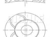 Piston MERCEDES-BENZ SPRINTER 3-t caroserie 903 MAHLE ORIGINAL 0010100