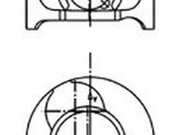 Piston NISSAN MICRA III K12 KOLBENSCHMIDT 40465600