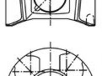 Piston NISSAN PRIMASTAR caroserie (X83) (2002 - 2016) KOLBENSCHMIDT 40079600