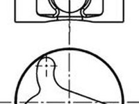 Piston NISSAN TERRANO II R20 KOLBENSCHMIDT 40060600