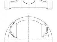 Piston OPEL AGILA A H00 NRAL 8742950010