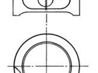 Piston OPEL ASTRA F Combi (51, 52) (1991 - 1998) KOLBENSCHMIDT 90556630 piesa NOUA