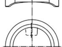 Piston OPEL ASTRA G Hatchback (F48, F08) (1998 - 2009) KOLBENSCHMIDT 94912610 piesa NOUA