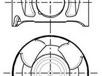 Piston OPEL ASTRA H GTC L08 NURAL 8714610610