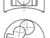 Piston OPEL CORSA B 73 78 79 KOLBENSCHMIDT 94514610