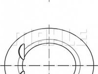 Piston OPEL CORSA B 73 78 79 MAHLE ORIGINAL 0120101