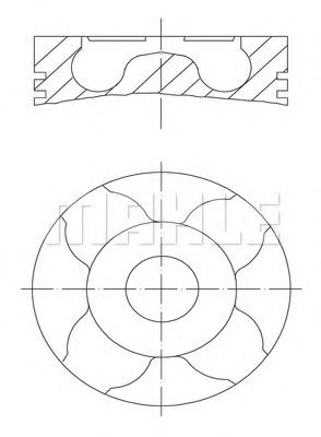 Piston OPEL CORSA C caroserie (F08, W5L) (2000 - 2