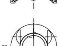 Piston OPEL ZAFIRA B (A05) (2005 - 2016) KOLBENSCHMIDT 40027700