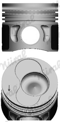 Piston pentru cilindrul 2 Nüral AUDI A6 C5 (4