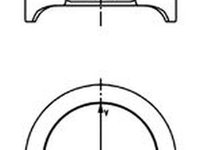 Piston PEUGEOT 1007 KM KOLBENSCHMIDT 40161600