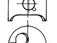 Piston PEUGEOT PARTNER Combispace 5F KOLBENSCHMIDT 93648700