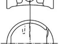 Piston RENAULT CLIO II BB0 1 2 CB0 1 2 KOLBENSCHMIDT 99746600