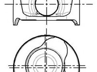 Piston RENAULT LOGAN I (LS_) (2004 - 2016) NÜRAL 87-123407-10