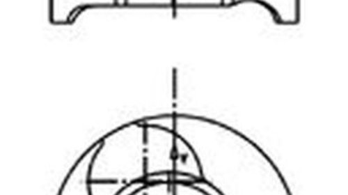 Piston RENAULT LOGAN I LS KOLBENSCHMIDT 40465