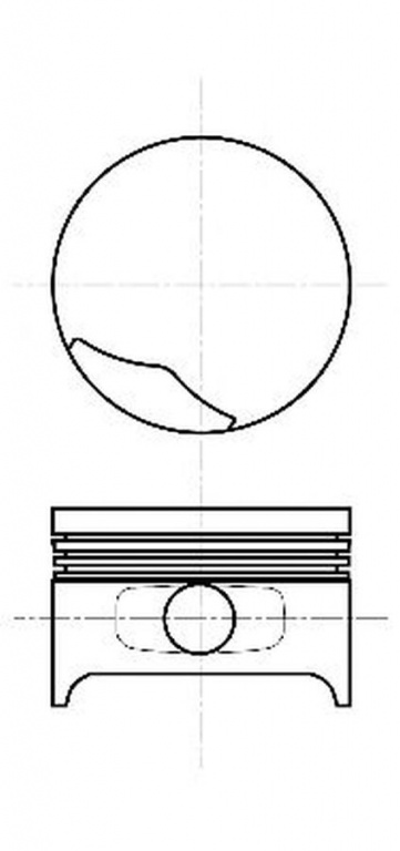 Piston RENAULT MEGANE Scenic JA0 1 NÜRAL 8710420700