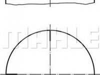 Piston RENAULT TWINGO I C06 MAHLE ORIGINAL 0220400