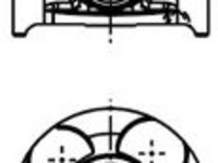 Piston SAAB 9-3 (YS3F) (2002 - 2016) KOLBENSCHMIDT 40660600 piesa NOUA