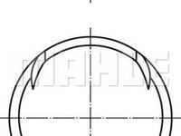 Piston SEAT AROSA (6H1) MAHLE 030 89 02