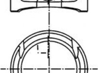 Piston VW CADDY III Combi (2KB, 2KJ, 2CB, 2CJ) (2004 - 2016) KOLBENSCHMIDT 99562620 piesa NOUA