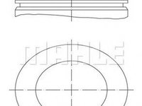 Piston VW CADDY IV combi Saab SAJ MAHLE ORIGINAL 028PI00121000