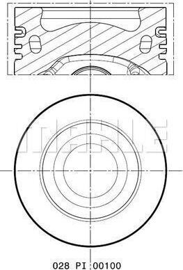 Piston VW EOS (1F7, 1F8), Сabrioletă, 03.2006 - 