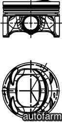 Piston VW EOS 1F7 1F8 KOLBENSCHMIDT 40477600