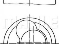 Piston VW LT 28-35 II bus 2DB 2DE 2DK MAHLE ORIGINAL 0305900