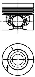 Piston VW MULTIVAN Mk V (7HM, 7HN, 7HF, 7EF, 7EM, 